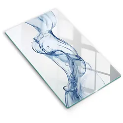 GLASPLATTE 30x52 cm Reines Wasser
