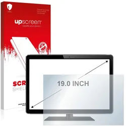 upscreen Schutzfolie für Displayschutz Displayschutzfolie Folie Klar Transparent (19", 4:3), Monitor Schutzfolie
