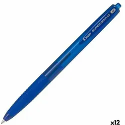 Pilot, Schreibstifte, Kugelschreiber Super Grip G 2036, Strichstärke M, 12 Stück, diverse Farben (12x)
