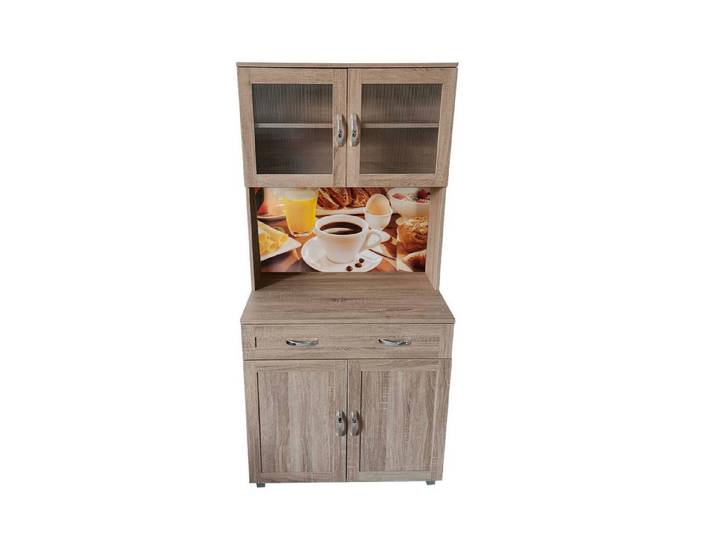 HTI-Living Hochschrank Küchenbuffet 1 Schublade Blanca Bistro (Stück, 1-St., 1x Schrank Blanca, ohne Dekoration) Küchenschrank Hochschrank