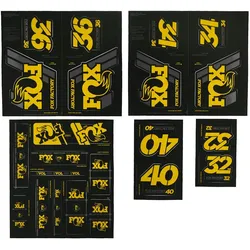 FOX Heritage Decal Kit Fork & Shock | bis MY20 | Yellow