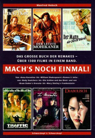 Manfred Hobsch - Mach's noch einmal. Das große Buch der Remakes. Über 1.300 Filme in einem Band - Preis vom 09.10.2026 07:28:09 h