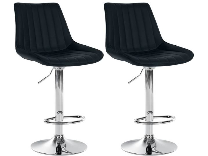 CLP Barhocker Toni Kunstleder (Set, 2er), drehbar und stufenlos höhenverstellbar