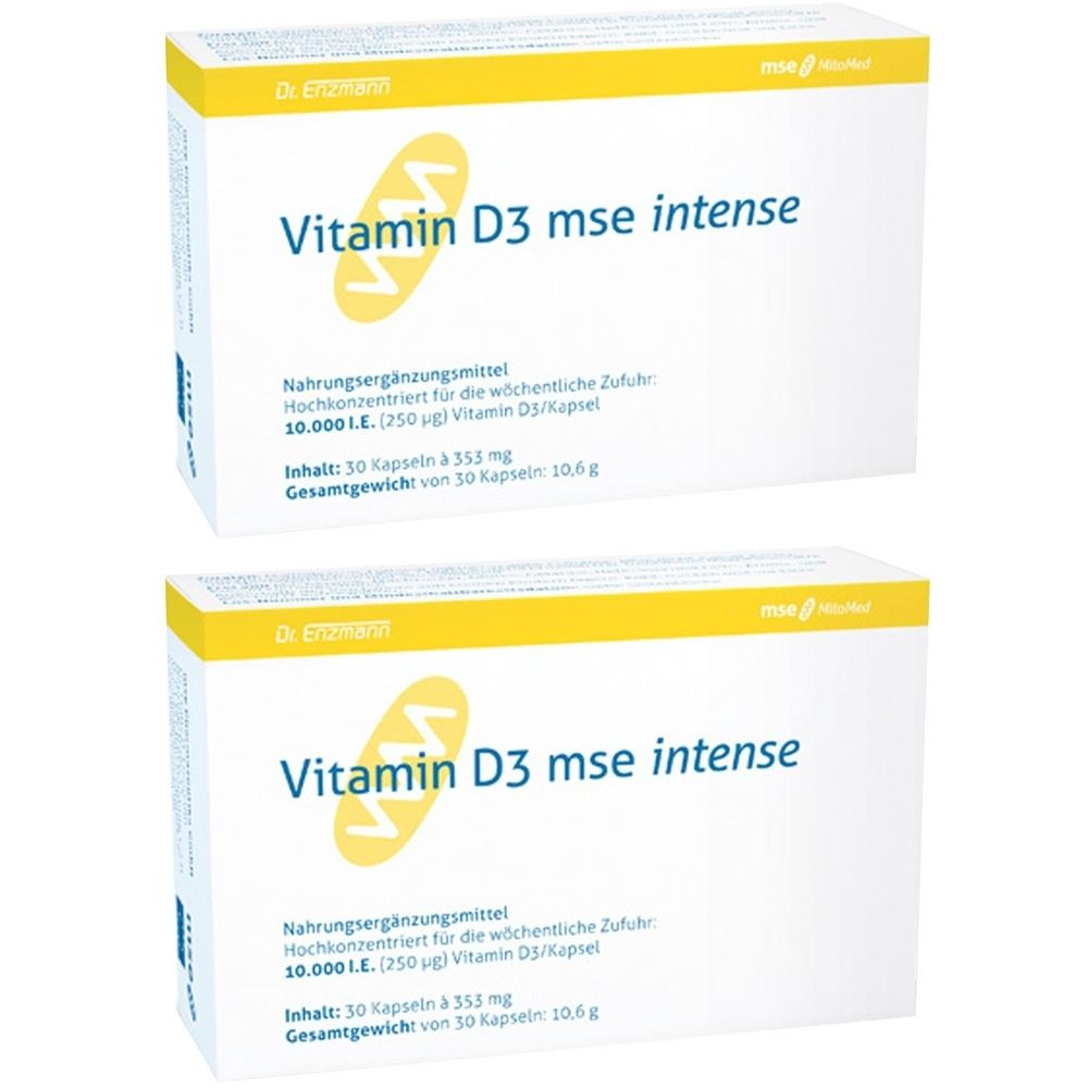 Vitamin D3 MSE intense Kapseln 2x 2x30 St