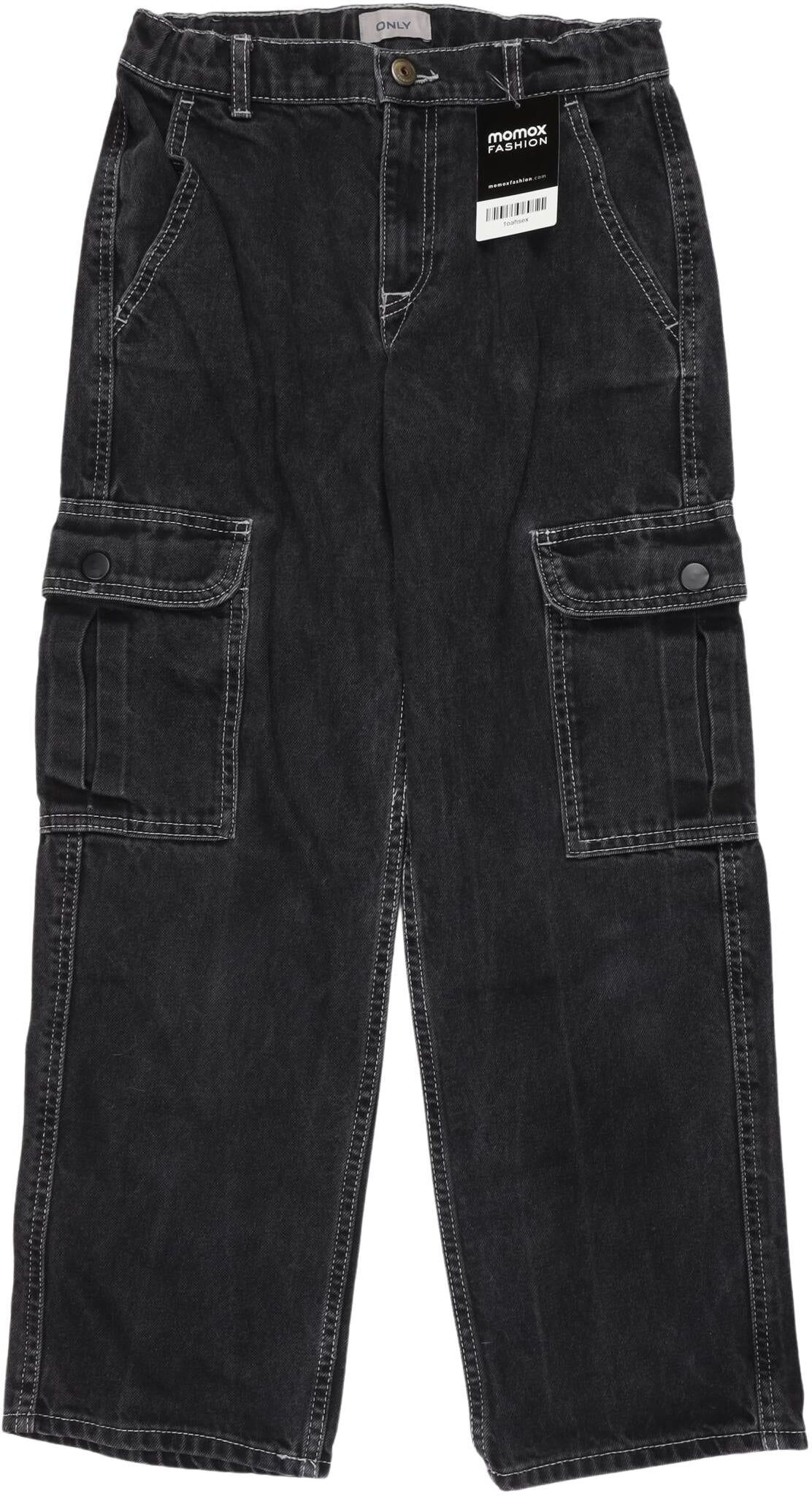 Only Mädchen Jeans, Grau, Gr. EU 146, kein / Etikett - Second Hand