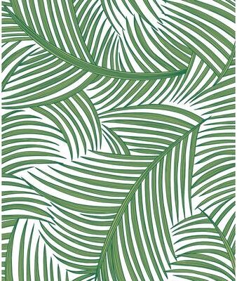 NextWall Tossed Palm Fronds Peel and Stick Wallpaper