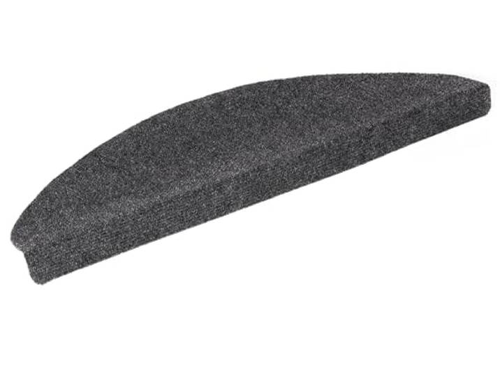 andiamo Stufenmatte Paris – Treppenstufen Matten selbstklebend – 15er Set Stufenmatten für den Innenbereich – 2 mm starker Treppenteppich als Schutz vor Kratzern – 23 x 65 cm in Anthrazit