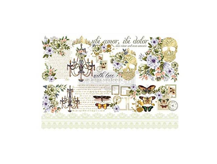 Prima Marketing Cece With Love, Skully 24 x35 Transfer, 24x35