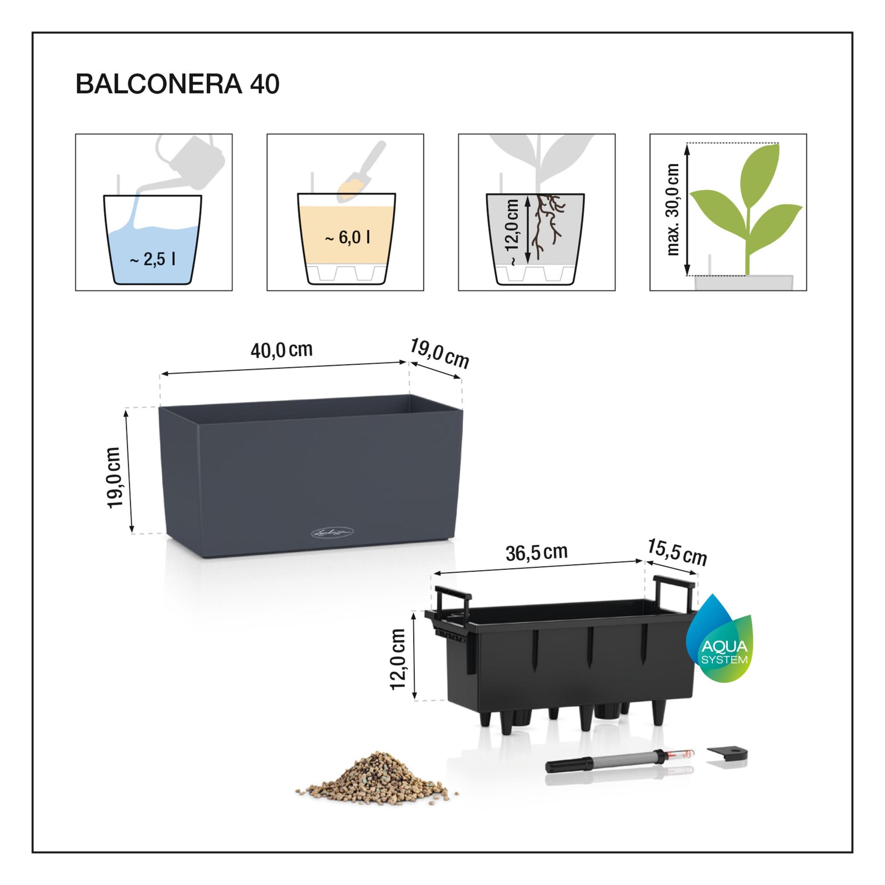 Lechuza BALCONERA Color 40 (40 x 19 x 19 cm) (4008789154774)