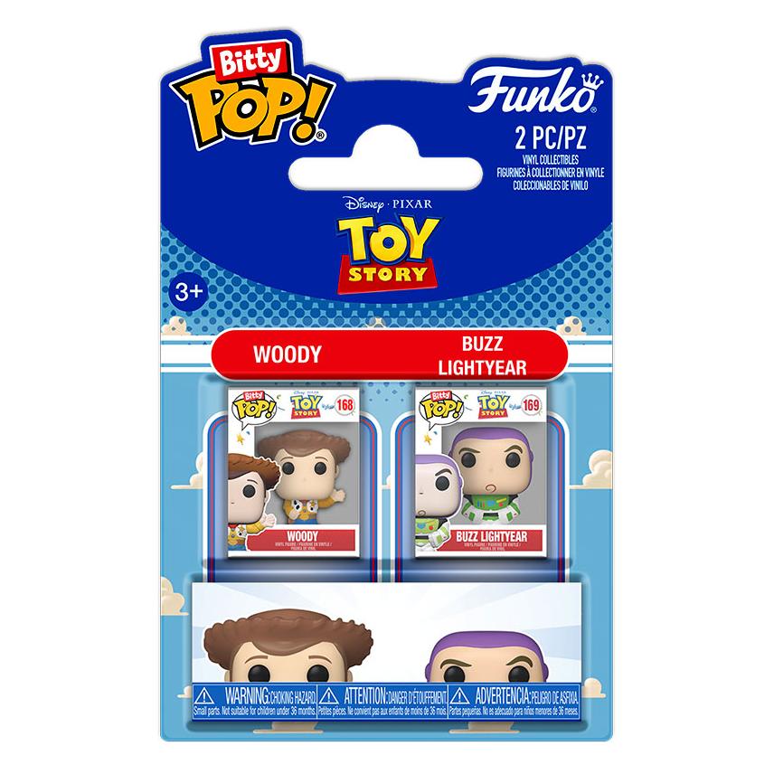 Funko Toy Story Bitty POP! Vinyl figurines Woody & Buzz Lightyear 2 cm (FUBP0357)