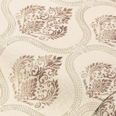 Dekostoff Skandinavische Ornamente "Lorena", natur-color