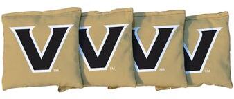 Skip's Garage Vanderbilt Commodores Gold Cornhole Bags