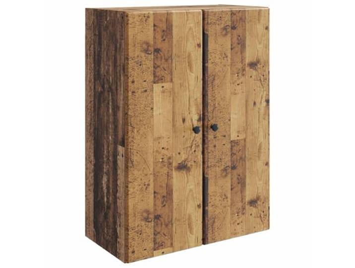 Wandschrank aus Verbundholz, 66 x 34,5 x 90 cm, Antik-Finish, 3 Antikes Holz-Finish, Wandmontage erforderlich, Schrauben nicht im Lieferumfang enthalten, für den trockenen Innenbereich