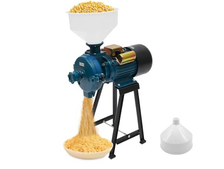 HeinaTond 2200W Elektrische Getreidemühle,220V Kornmühle Schrotmühle,Gewerbliche Schleifmaschine Mit Trichter Mahlen von Mais, Reis, Weizen, Kaffeebohnen usw. verwendet werden.