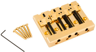 Fender Hi Mass Bridge IV Zinc GLD