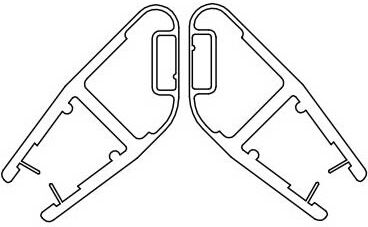 HSK Magnetic seals 45° straight E100055-90-6