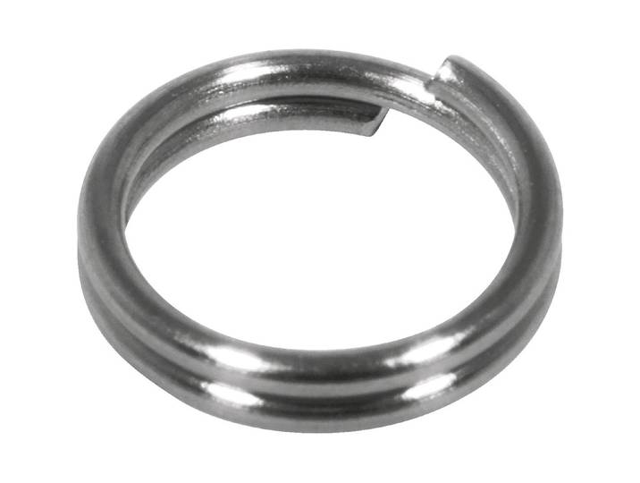 Rayher Edelstahl-Spaltring 8 mm 20 Stück