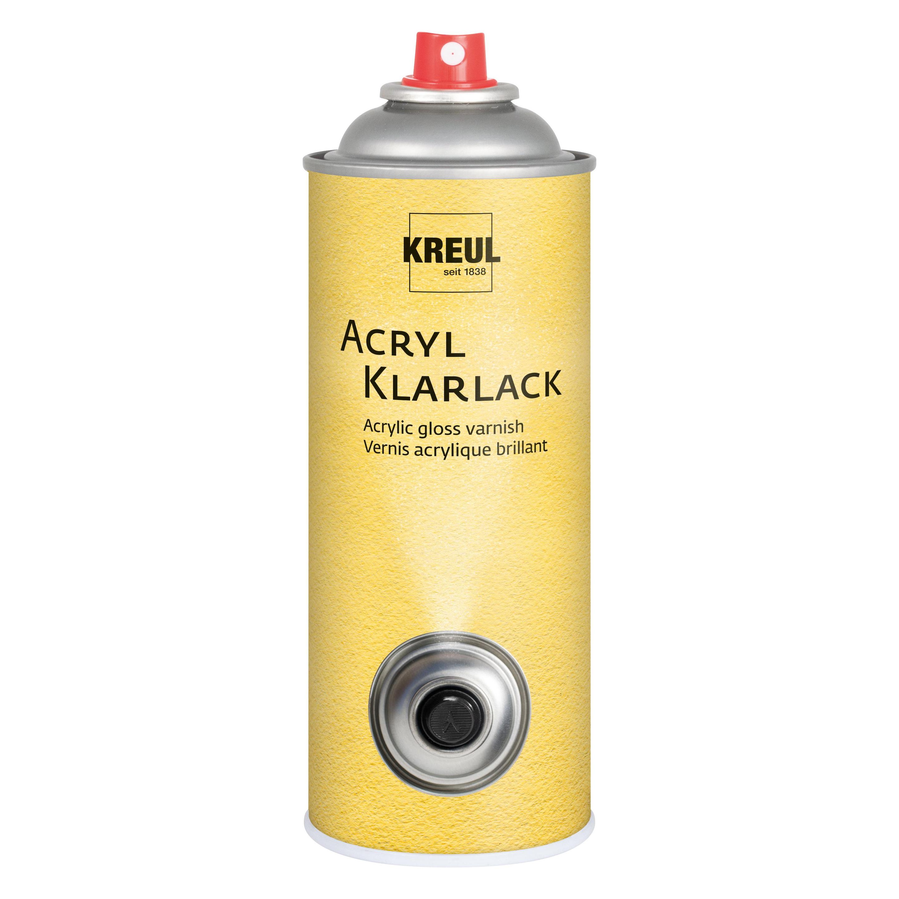Kreul 810400 - Klarlack, Überzugslack für Schriftstücke, Fotos, Aquarelle, Kohle- und Bleistift (400 ml) (810400)