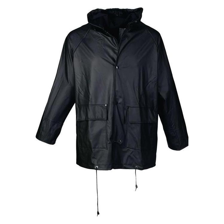 Asatex PU Regenschutz-Jacke Grösse XXL schwarz (XXL) (PJC/XXL/10)