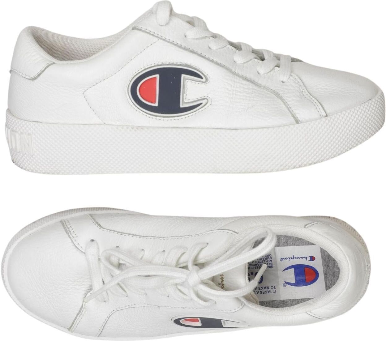 Champion Damen Sneaker, Weiß, Gr. EU 37.5, Leder - Second Hand