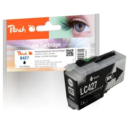 Peach Tintenpatrone schwarz kompatibel zu Brother LC-427BK