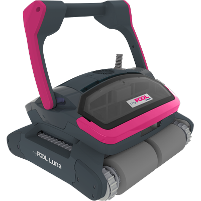 Poolroboter MY POOL BWT "»myPOOL Luna«", pink (grau pink), B:52cm H:45cm L:50,5cm, Kunststoff, Poolbodensauger