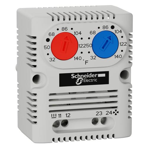 Schneider Electric Doppelthermostat 250V-Temperaturbereich NSYCCOTHDF (NSYCCOTHDF)