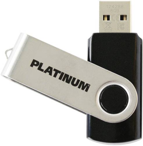 Platinum TWS USB-Stick 8GB Schwarz 177560-3 USB-A (USB 2.0)