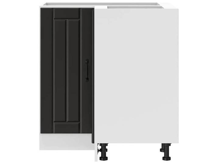 Promotion mai  * Armoire d'angle - Meuble de rangement - de cuisine Lucca noir EU8292853748