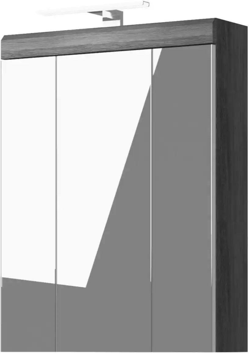 Höffner Spiegelschrank SCHLOONSEE  Breite 60cm  inkl. Beleuchtung  3 Spiegeltüren  9