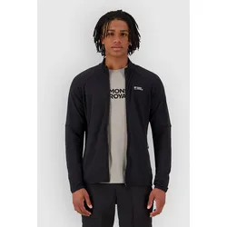 Mons Royale Quad Merino Fleecejacke black Gr. M