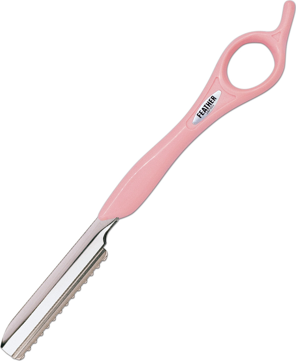 Feather Styling Razor Baby Pink HA-2311