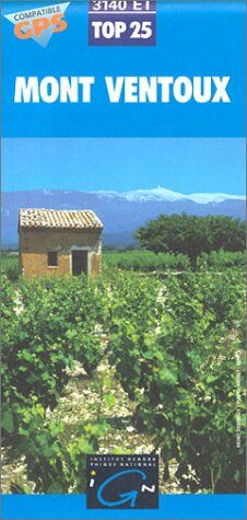 IGN - Mont Ventoux : 1/25 000 (Série Top 25) - Preis vom 27.09.2026 03:53:48 h