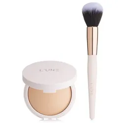 L'UNE Halo Harmony Baked Perfecting Face Powder Supersize 18g mit Pinsel
