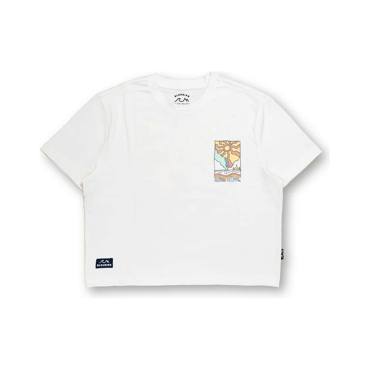 Bleubird Canyon Womens Tee - White white L CTEE-CAN-WHI-L