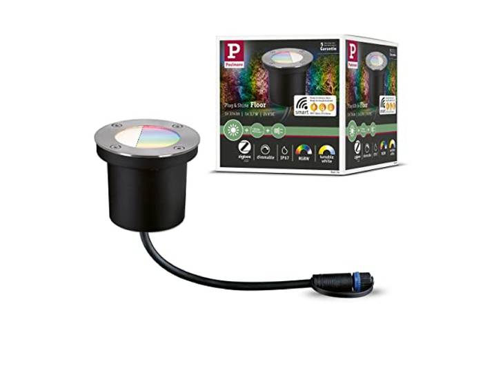 Paulmann Plug & Shine LED Bodeneinbauleuchte Floor IP67 Silber
