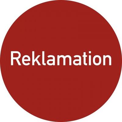 Reklamation, Papier, Ø 35 mm, 500 Stück/Rolle