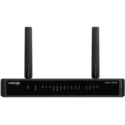 Lancom Systems SD-WAN VoIP Gateway mit VDSL2/ADSL2+-Mod, Router, Schwarz