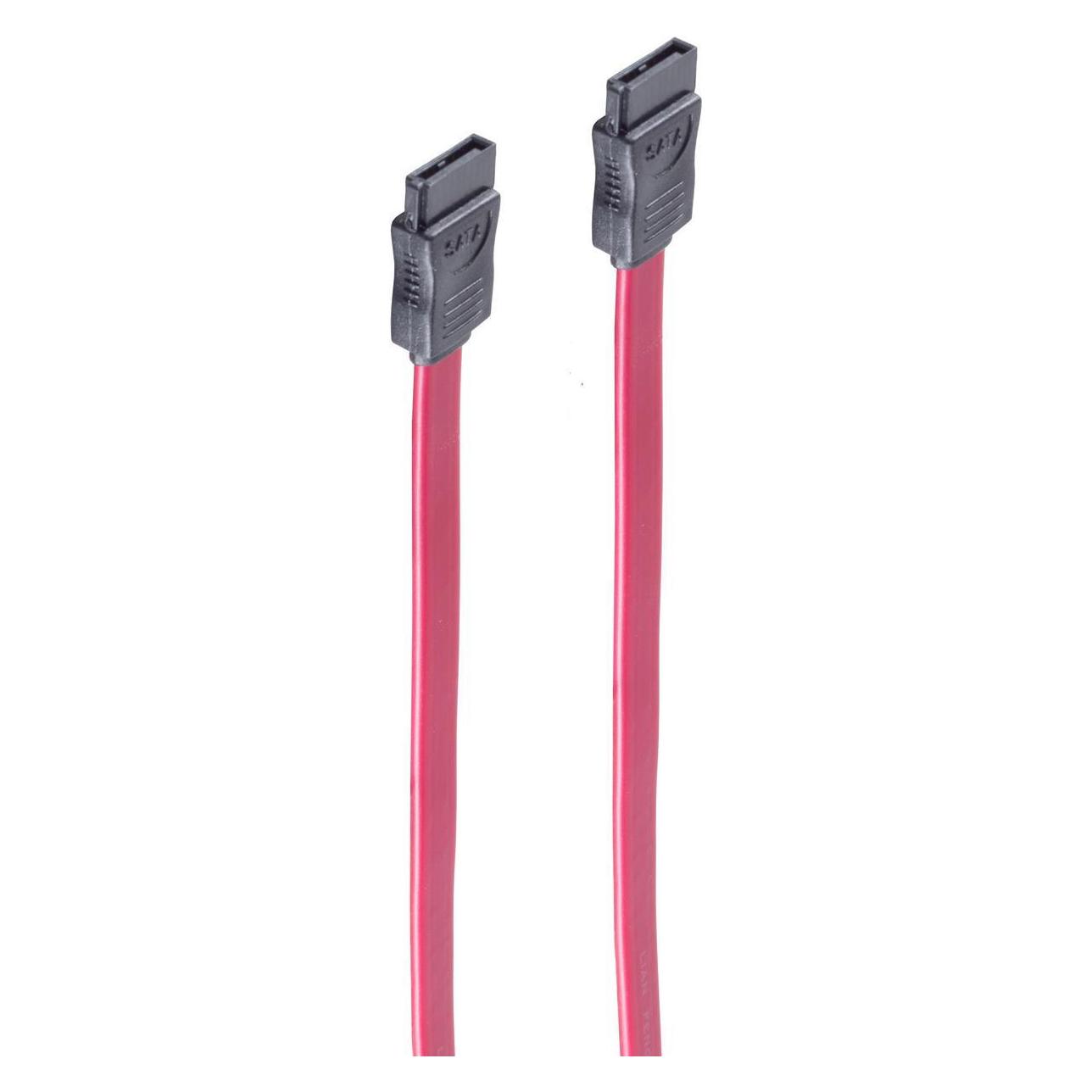 Shiverpeaks BASIC-S Serial ATA 150 Anschlusskabel, 0,7 m gerader Anschluss, 7 Pol SATA Stecker (70 cm, SATA) (BS-78240-0.7)