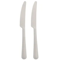 Papstar 10 "Circulware by Haval" Mehrweg-Messer PP-MF 19,7 cm weiss "Gaia" extra stabil
