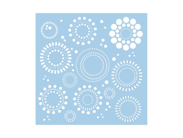 Rayher Schablone Kreise 30 × 30 cm
