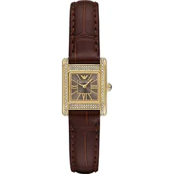 Emporio Armani Quarz / 2 Zeiger Genni AR11705 - braun - 26mm