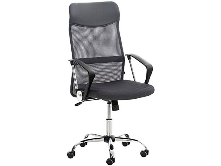 CLP Bürostuhl Washington I Ergonomischer Drehstuhl I Höhenverstellbar Mit Wippmechanik Farbe grau