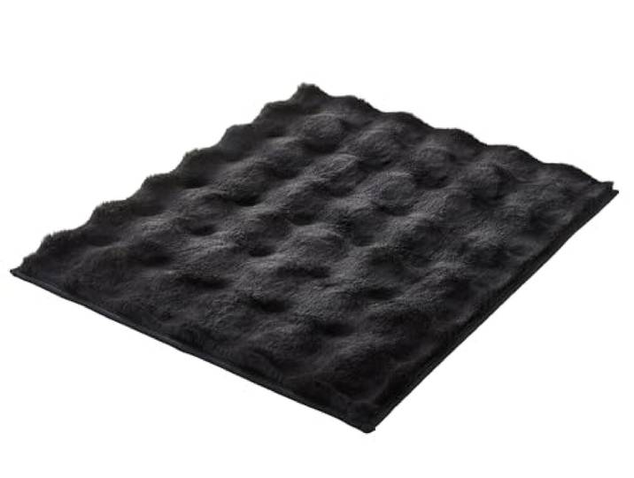 Kleine Wolke Badteppich Cloud Schwarz 50 x 60 cm