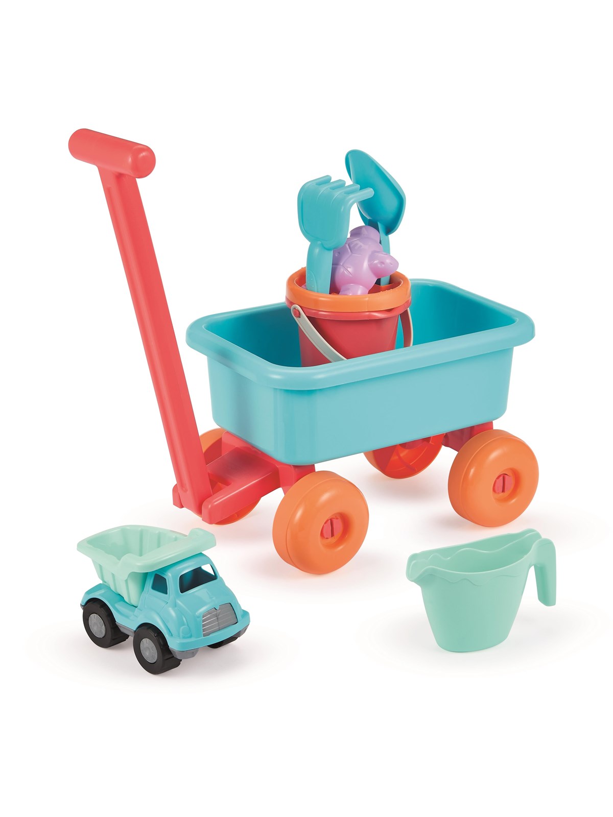 Ecoiffier Garnished beach trolley