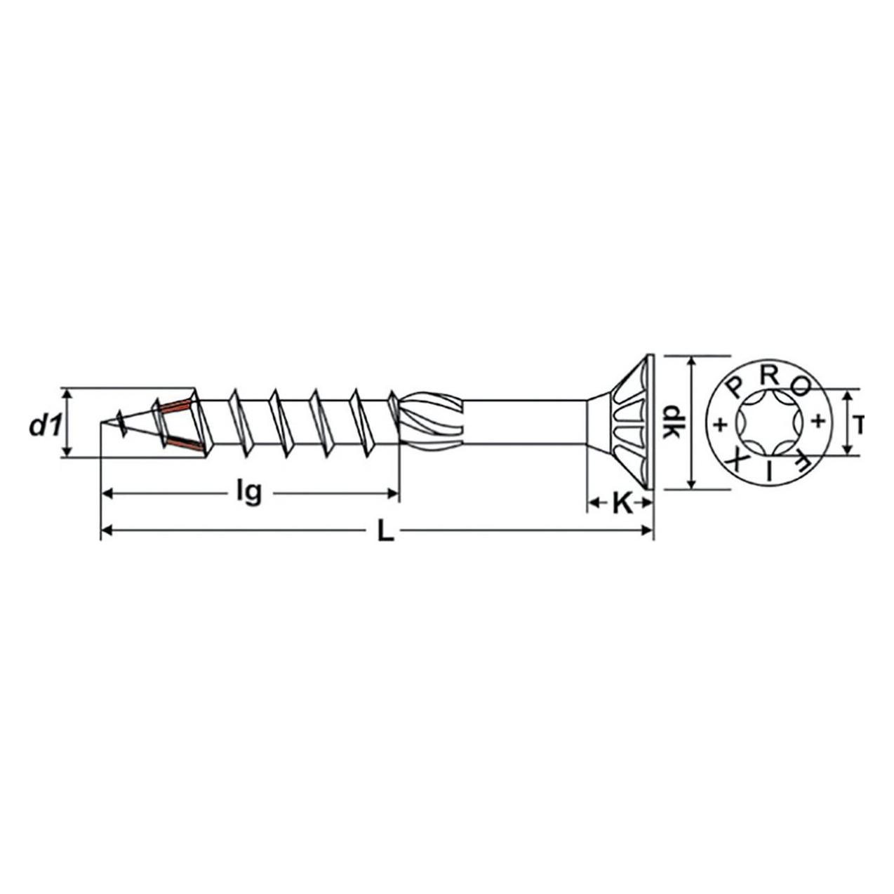 Profix Holzbauschrauben PRO-CUT (200.200.60200)