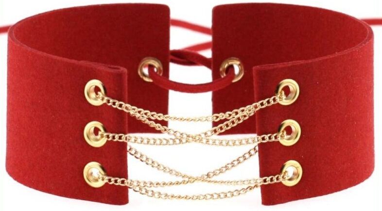 Joy Jewels Ras de cou Coral Rouge