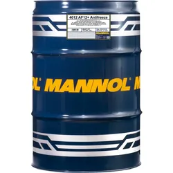 Mannol 4012 Kühlerfrostschutz Antifreeze AF12+ Longlife -40 Fertigmischung 208 L...