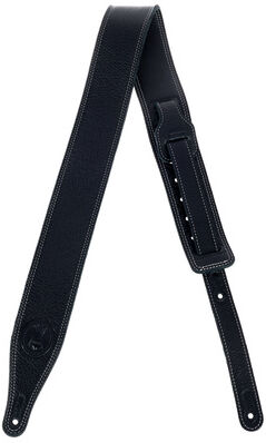 Levys "Soft Leather Strap 2,5" BK" Schwarz