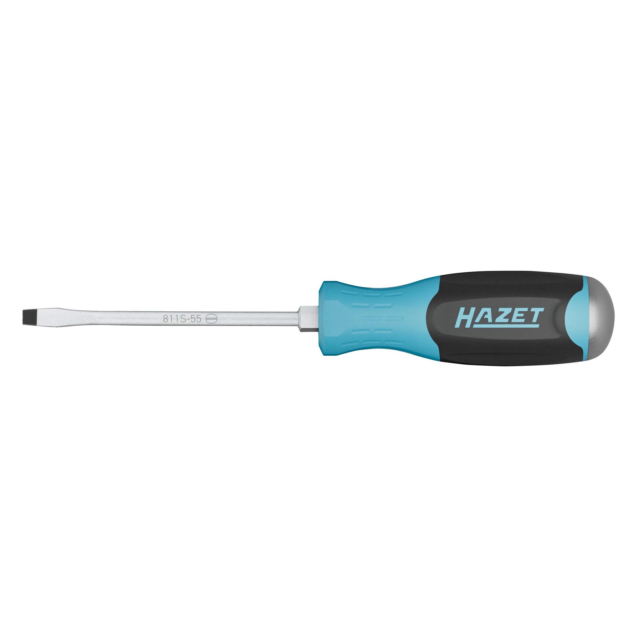 Hazet Schraubendreher 811S-55 Schlitz Profil SW 1 x 5,5 mm (Schlitz) (811S-55)